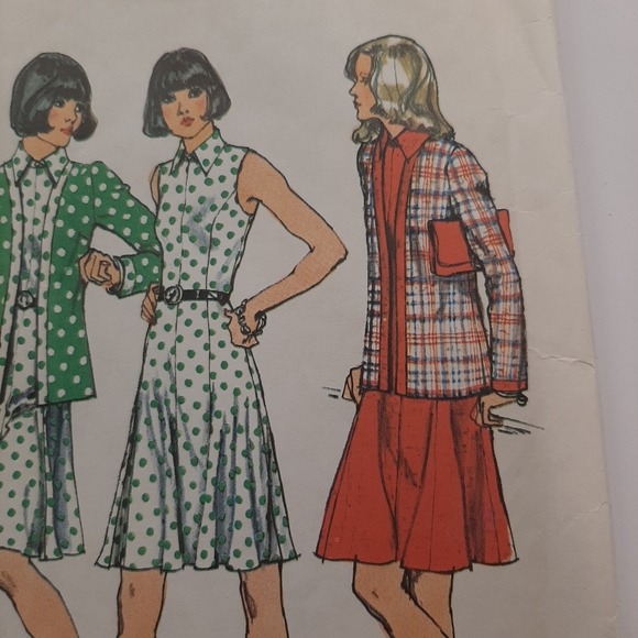 SIMPLICITY PATTERN 6141 JACKET AND DRESS - Picture 4 of 9